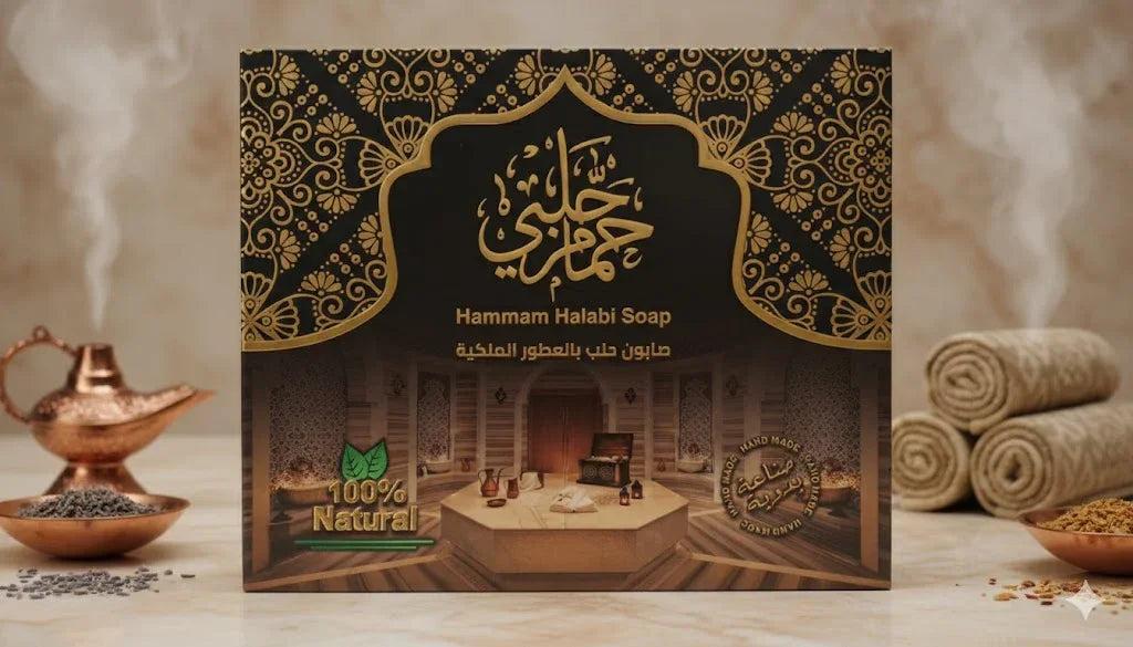 صابون حمّام حلبي بالعود الملكي – 100% طبيعي — Bild 2 von 6