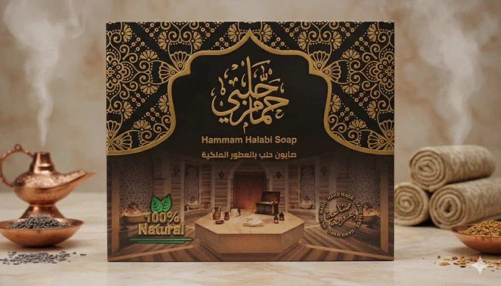 صابون حمّام حلبي بالعود الملكي – 100% طبيعي — صورة 2 من 6